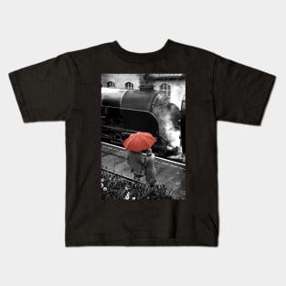 Brief Encounter At The Station Kids T-Shirt
